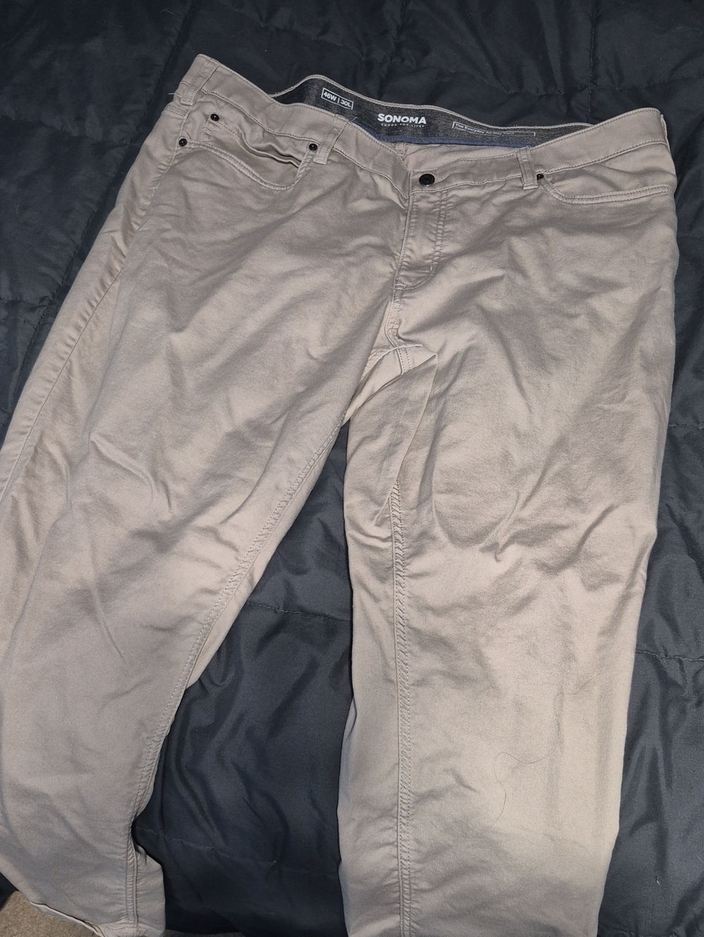 Sonoma Men's Stretch Chino Pants - Light Taupe